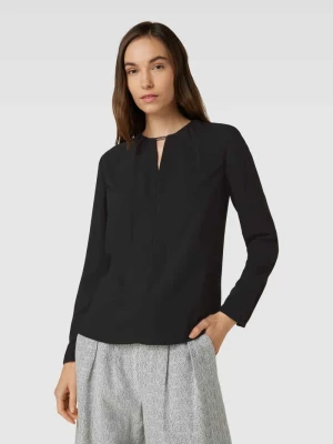 Bluzka z dekoltem w serek model ‘METAL BAR’ Calvin Klein Womenswear