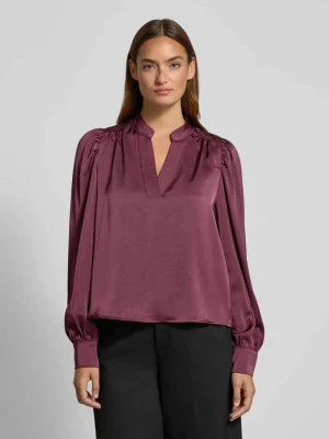 Bluzka z dekoltem w serek model ‘Rosslyn’ NEO NOIR