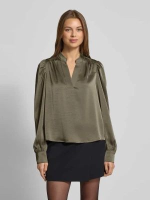 Bluzka z dekoltem w serek model ‘Rosslyn’ NEO NOIR