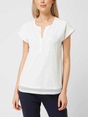 Bluzka z dekoltem w serek model ‘ZAWOV’ Fransa