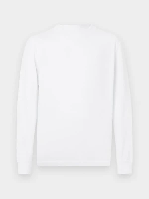 Bluzka z długim rękawem Abercrombie & Fitch biały