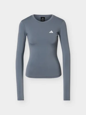 Bluzka z długim rękawem Adidas ciemnoszary