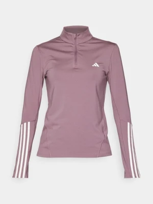 Bluzka z długim rękawem Adidas fioletowy