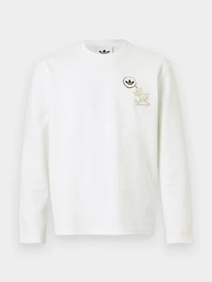 Bluzka z długim rękawem adidas Originals biały