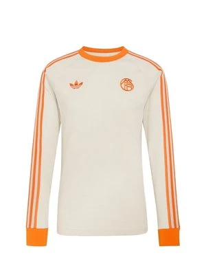 Bluzka z długim rękawem adidas Originals mleczny