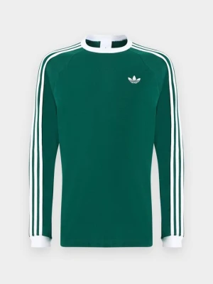 Bluzka z długim rękawem adidas Originals ciemnozielony