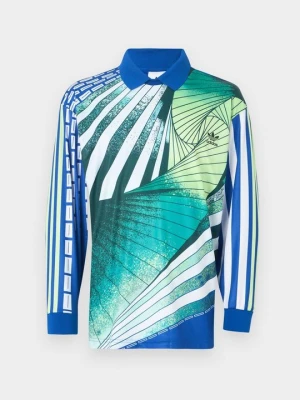 Bluzka z długim rękawem adidas Originals niebieski