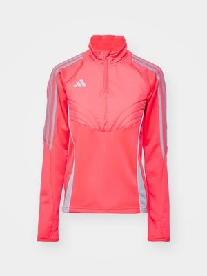 Bluzka z długim rękawem Adidas czerwony