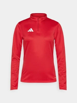 Bluzka z długim rękawem Adidas czerwony
