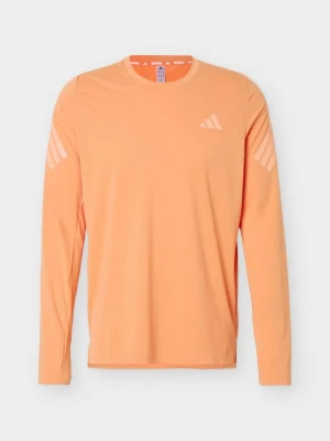 Bluzka z długim rękawem Adidas pomarańczowy