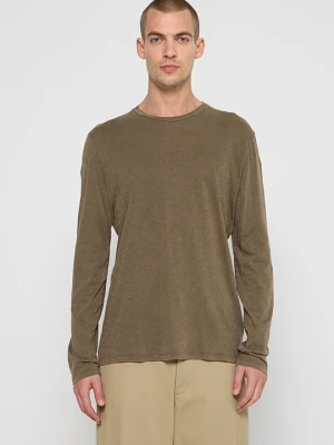 Bluzka z długim rękawem American Vintage khaki