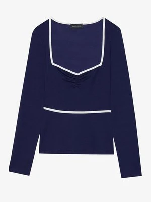 Bluzka z długim rękawem Anna Field granatowy