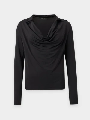 Bluzka z długim rękawem Anna Field By Zalando czarny