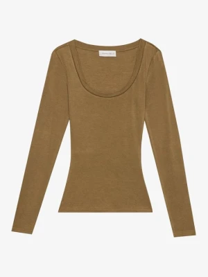 Bluzka z długim rękawem Anna Field khaki