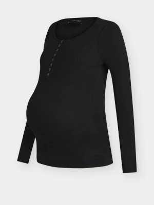 Bluzka z długim rękawem Anna Field MAMA By Zalando czarny