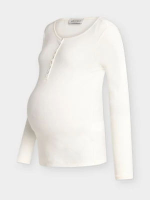 Bluzka z długim rękawem Anna Field MAMA By Zalando mleczny
