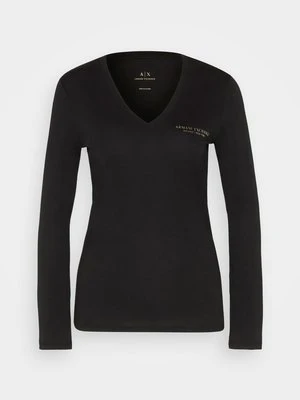 Bluzka z długim rękawem Armani Exchange