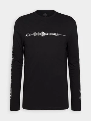 Bluzka z długim rękawem Armani Exchange