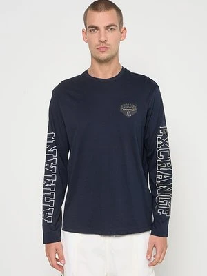 Bluzka z długim rękawem Armani Exchange