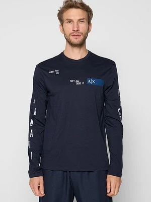 Bluzka z długim rękawem Armani Exchange