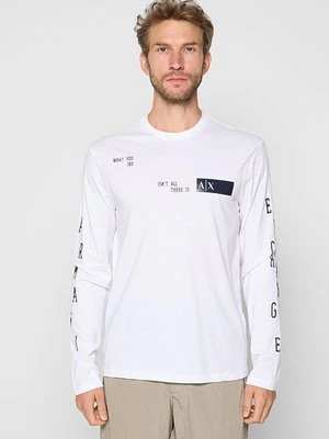 Bluzka z długim rękawem Armani Exchange