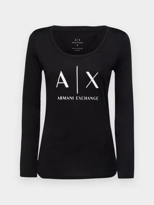 Bluzka z długim rękawem Armani Exchange