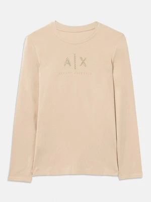 Bluzka z długim rękawem Armani Exchange