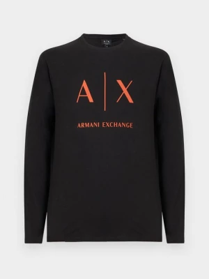 Bluzka z długim rękawem Armani Exchange czarny
