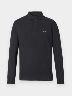 Bluzka z długim rękawem Armani Exchange granatowy