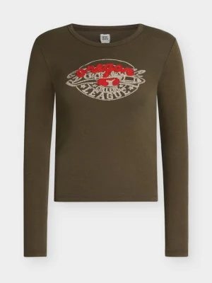 Bluzka z długim rękawem BDG Urban Outfitters brązowy