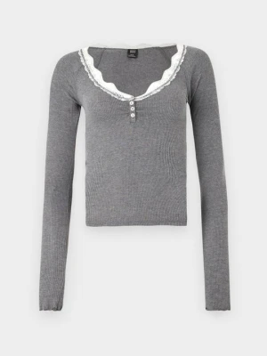 Bluzka z długim rękawem BDG Urban Outfitters szary
