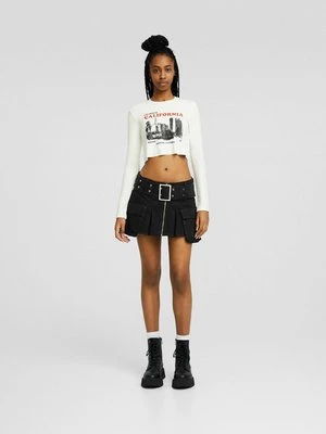 Bluzka z długim rękawem Bershka