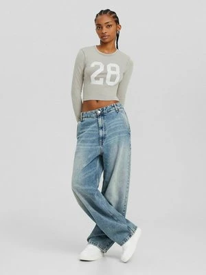 Bluzka z długim rękawem Bershka