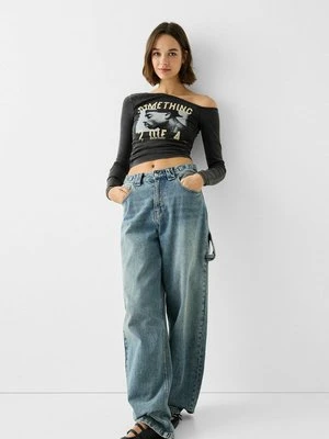 Bluzka z długim rękawem Bershka