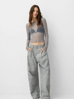 Bluzka z długim rękawem Bershka