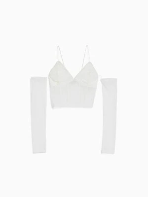 Bluzka z długim rękawem Bershka