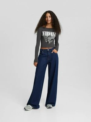 Bluzka z długim rękawem Bershka