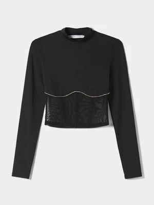 Bluzka z długim rękawem Bershka