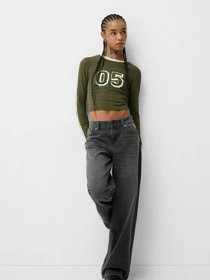 Bluzka z długim rękawem Bershka