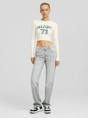 Bluzka z długim rękawem Bershka