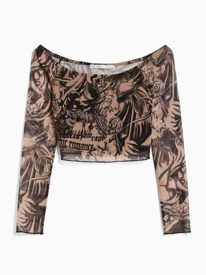 Bluzka z długim rękawem Bershka