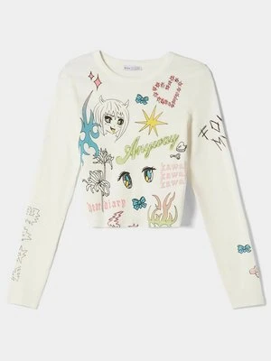 Bluzka z długim rękawem Bershka