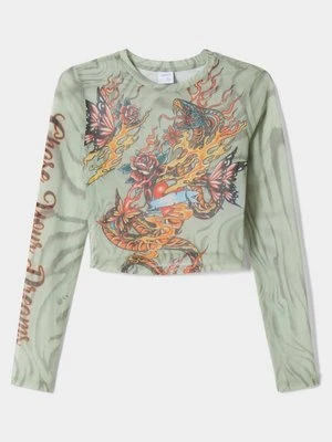 Bluzka z długim rękawem Bershka