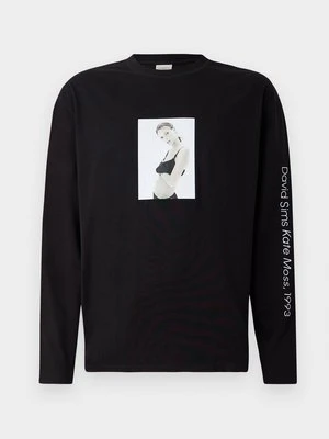 Bluzka z długim rękawem Calvin Klein czarny