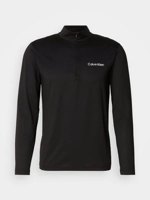 Bluzka z długim rękawem Calvin Klein czarny
