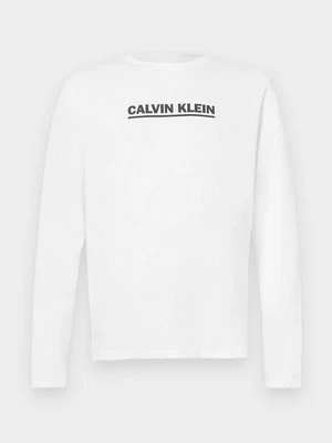 Bluzka z długim rękawem Calvin Klein biały