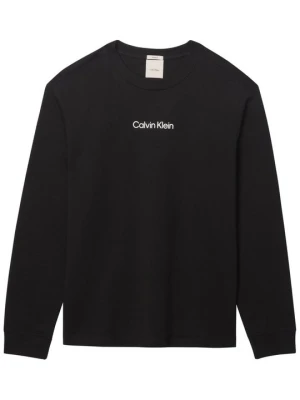 Bluzka z długim rękawem Calvin Klein czarny