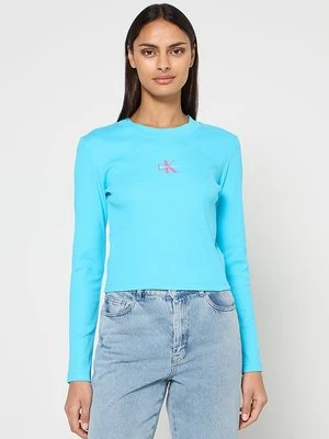 Bluzka z długim rękawem Calvin Klein Jeans