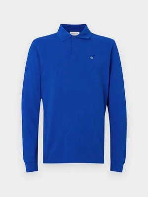 Bluzka z długim rękawem Calvin Klein Jeans niebieski