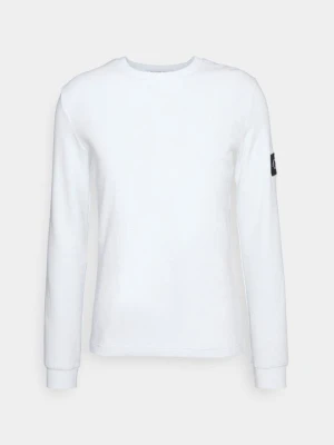 Bluzka z długim rękawem Calvin Klein Jeans biały